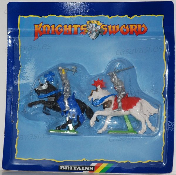 MADE IN ENGLAND 1987 BRITAINS KNIGHTS OF THE SWORD SHIELD KNIGHTS 5 PCS 